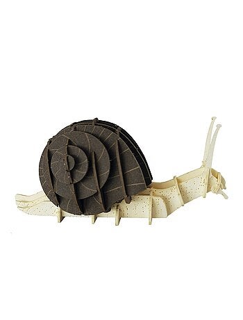 Maquette 3d en papier escargot