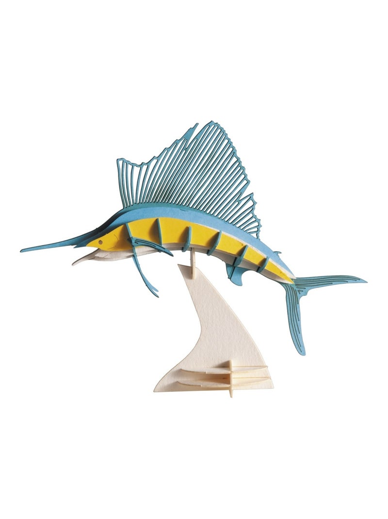 Maquette 3D en papier Espadon voilier N/A - Kiabi