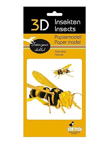 Maquette 3d en papier frelon