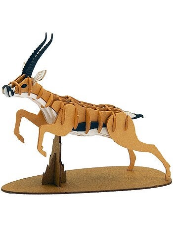 Maquette 3d en papier gazelle