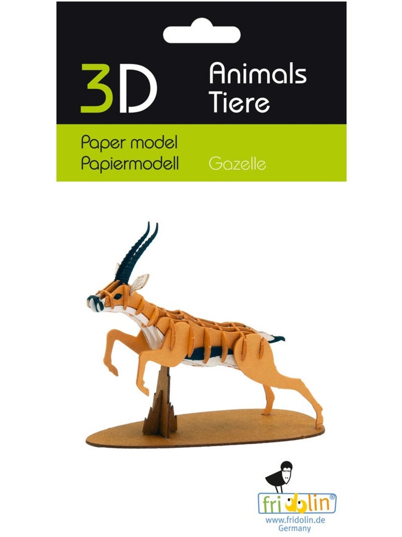 Maquette 3d en papier gazelle N/A - Kiabi