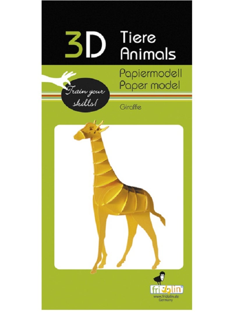 Maquette 3d en papier girafe N/A - Kiabi