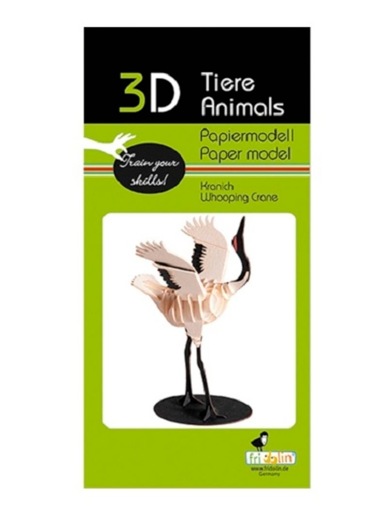 Maquette 3D en papier Grue Blanche N/A - Kiabi