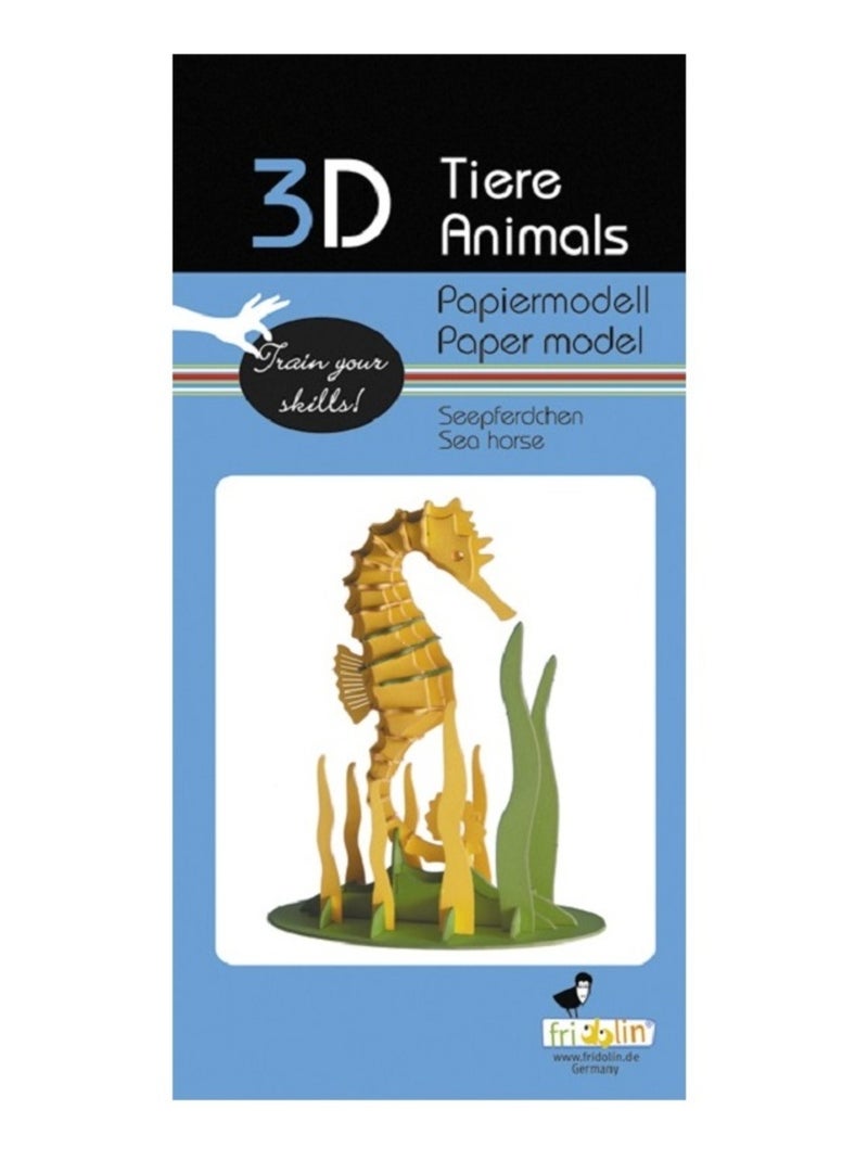Maquette 3D en papier Hippocampe N/A - Kiabi