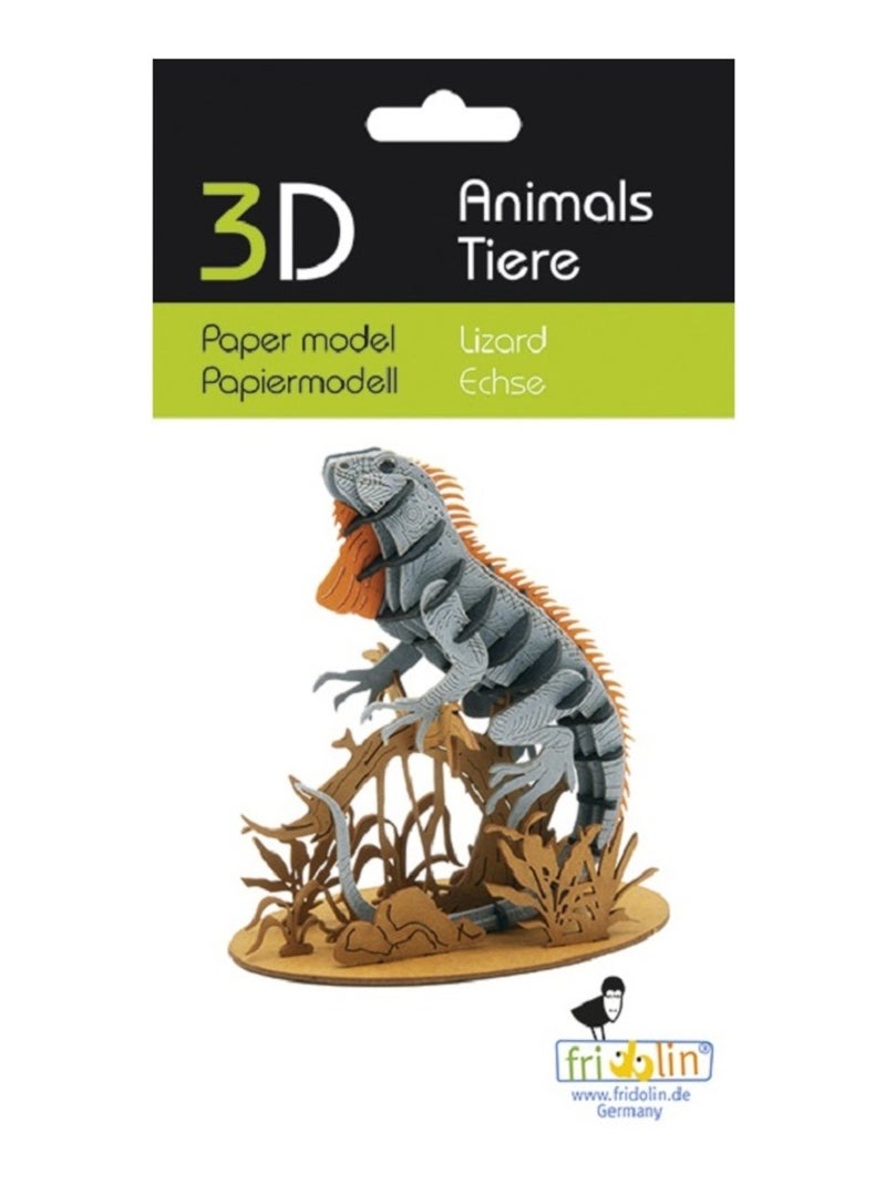 Maquette 3D en papier Lézard N/A - Kiabi
