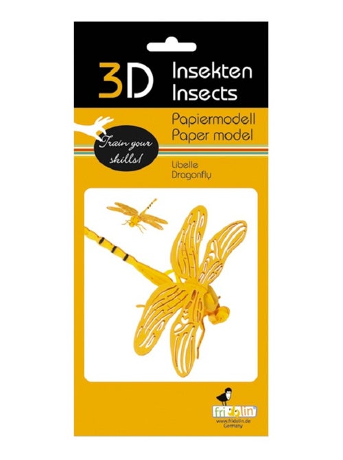 Maquette 3D en papier Libellule - Kiabi