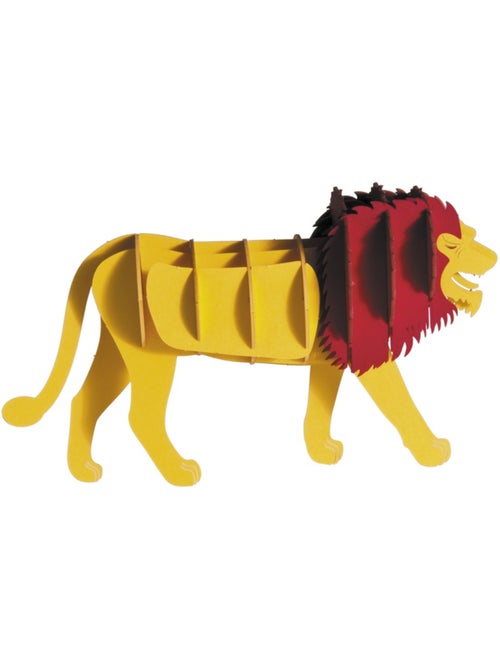 Maquette 3d en papier lion - Kiabi