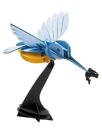 Maquette 3d en papier martin-pêcheur