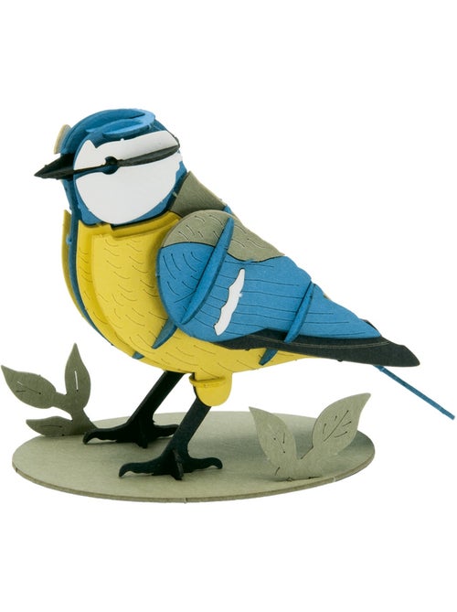 Maquette 3d en papier mésange bleue - Kiabi