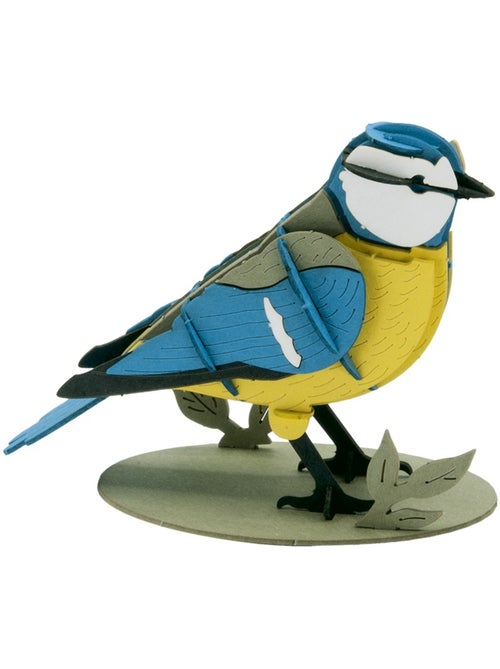Maquette 3d en papier mésange bleue - Kiabi
