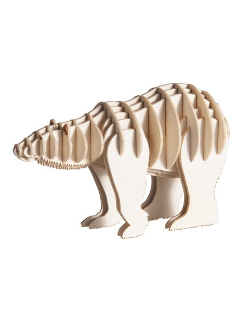 Maquette 3D en papier Ours polaire - Kiabi