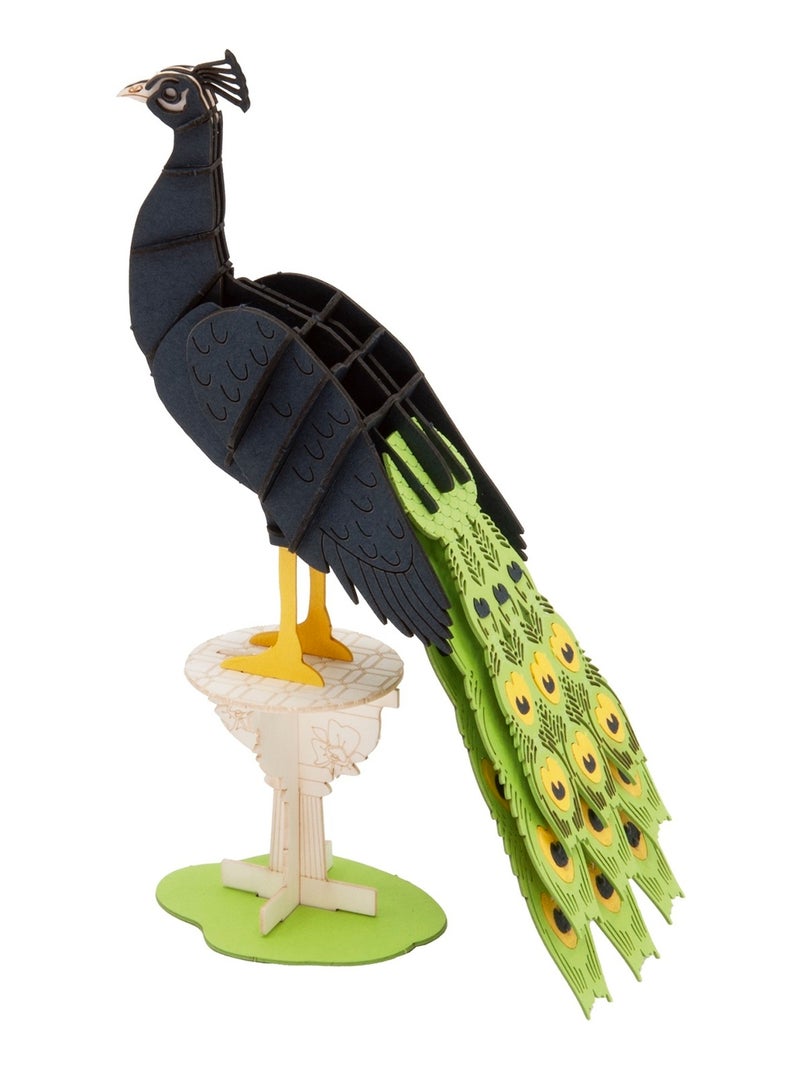 Maquette 3D en papier Paon N/A - Kiabi