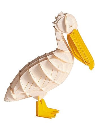 Maquette 3d en papier pélican