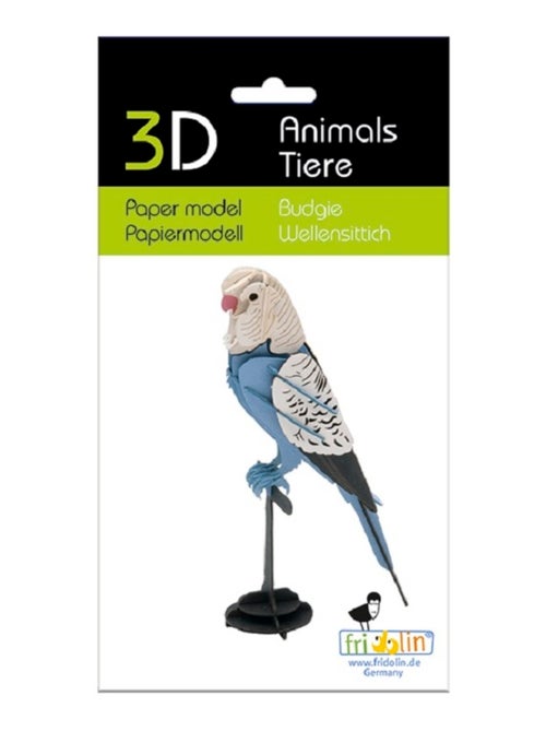 Maquette 3D en papier Perruche Ondulée - Kiabi