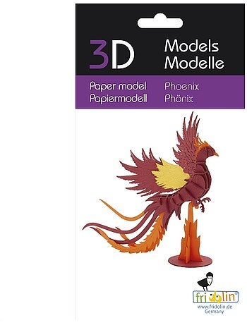 Maquette 3d en papier phénix