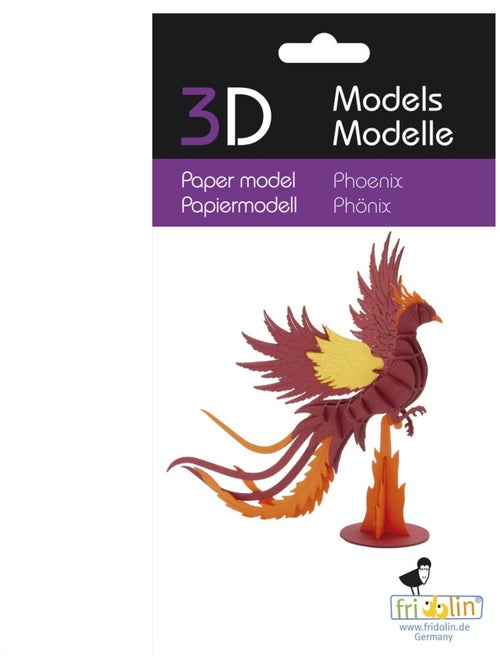 Maquette 3D en papier Phénix - Kiabi