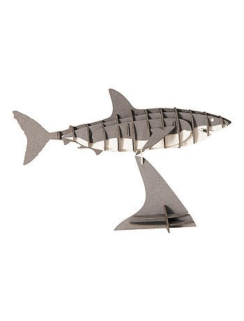 Maquette 3d en papier requin