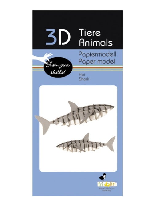 Maquette 3D en papier Requin - Kiabi