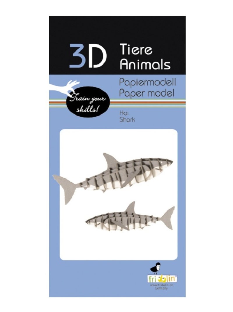 Maquette 3D en papier Requin N/A - Kiabi