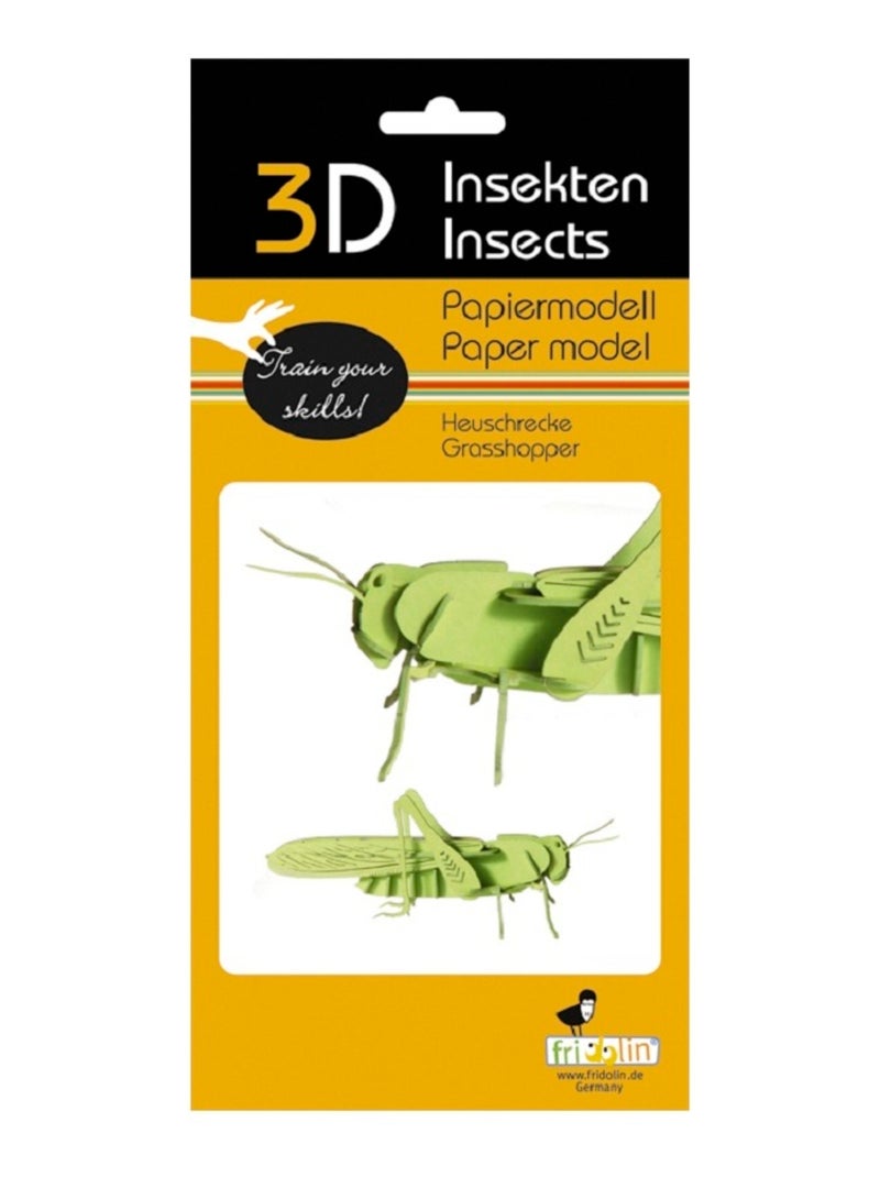 Maquette 3D en papier Sauterelle N/A - Kiabi