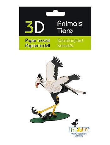Maquette 3d en papier serpentaire