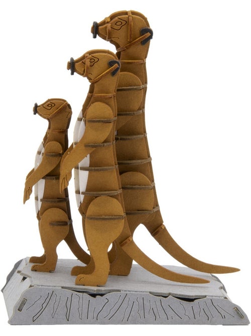 Maquette 3d en papier suricates - Kiabi