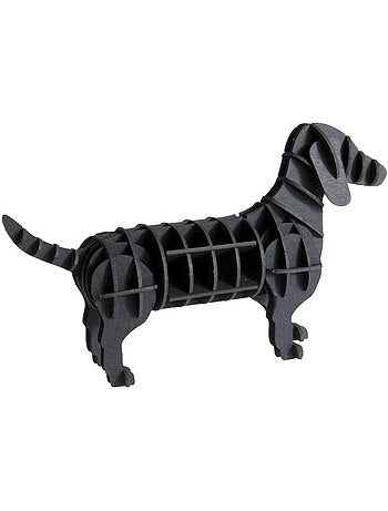 Maquette 3d en papier teckel