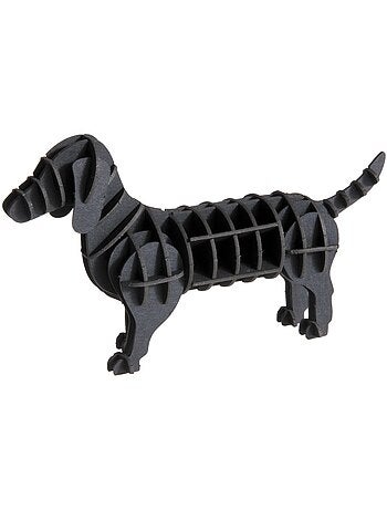 Maquette 3d en papier teckel
