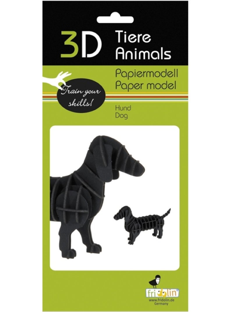 Maquette 3D en papier Teckel N/A - Kiabi