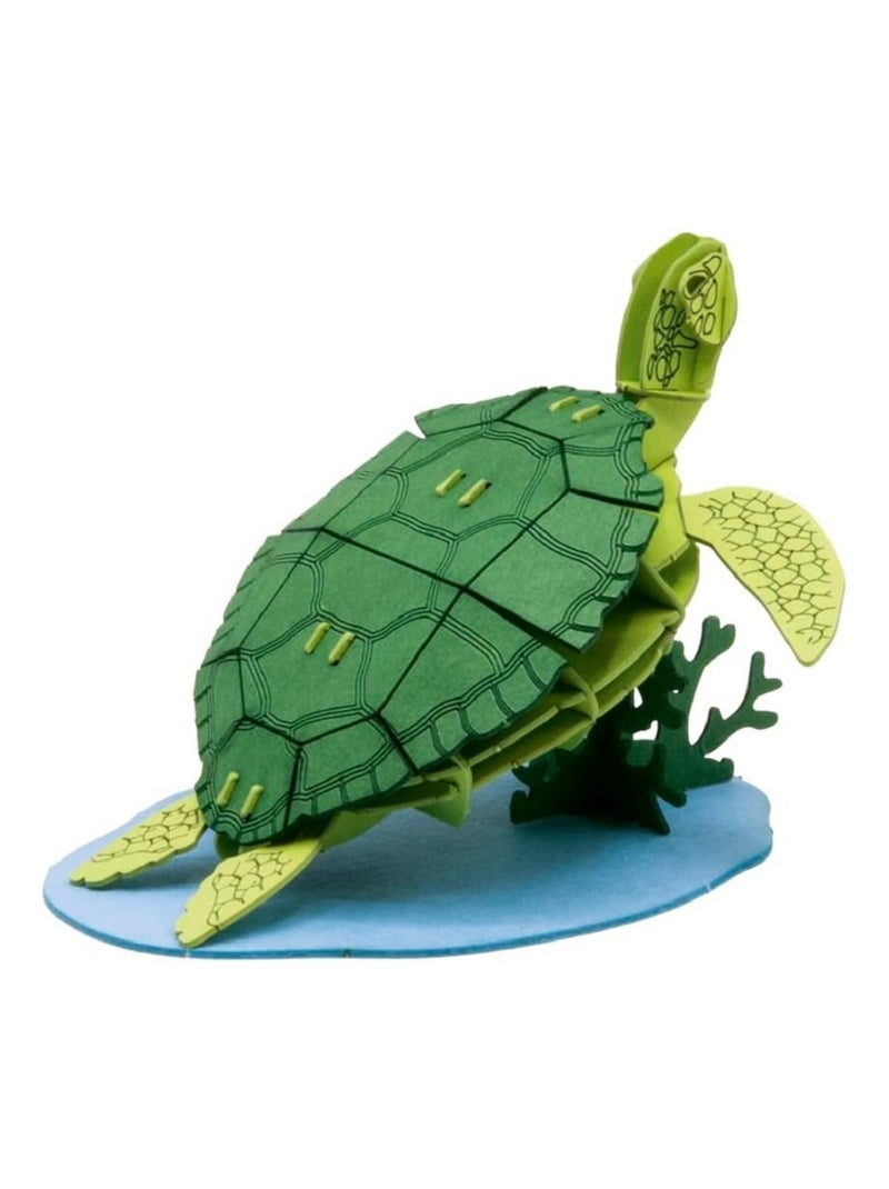 Maquette 3D en papier Tortue de mer N/A - Kiabi