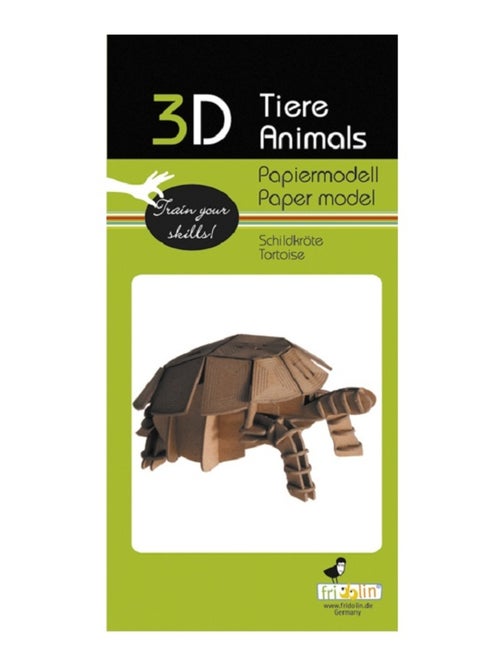 Maquette 3D en papier Tortue - Kiabi