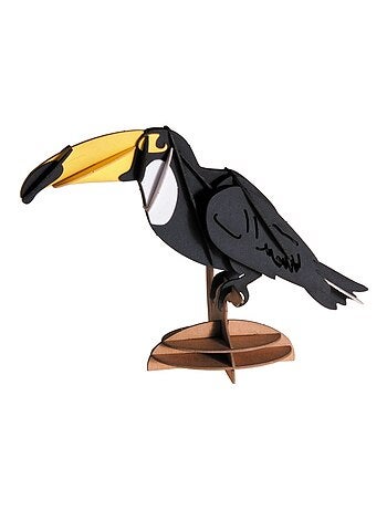 Maquette 3d en papier toucan