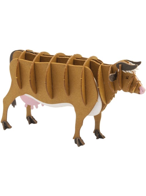Maquette 3D en papier vache brune - Kiabi Maquette 3D en papier vache brune - Kiabi