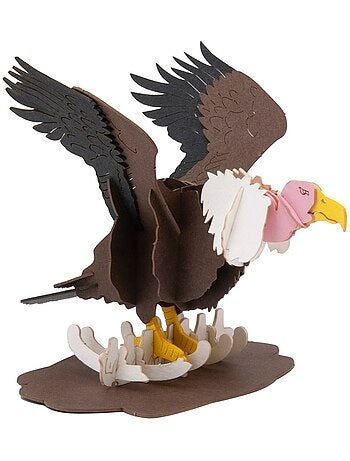 Maquette 3d en papier vautour