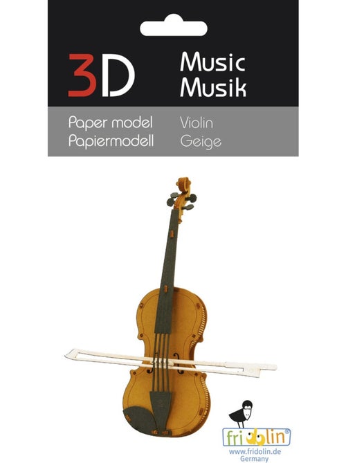 Maquette 3d en papier violon - Kiabi