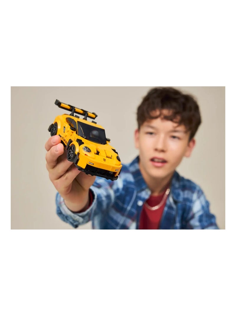 Maquette LEGO Porsche 911 GT3 RS - Supercar Légendaire pour Enfants Jaune - Kiabi