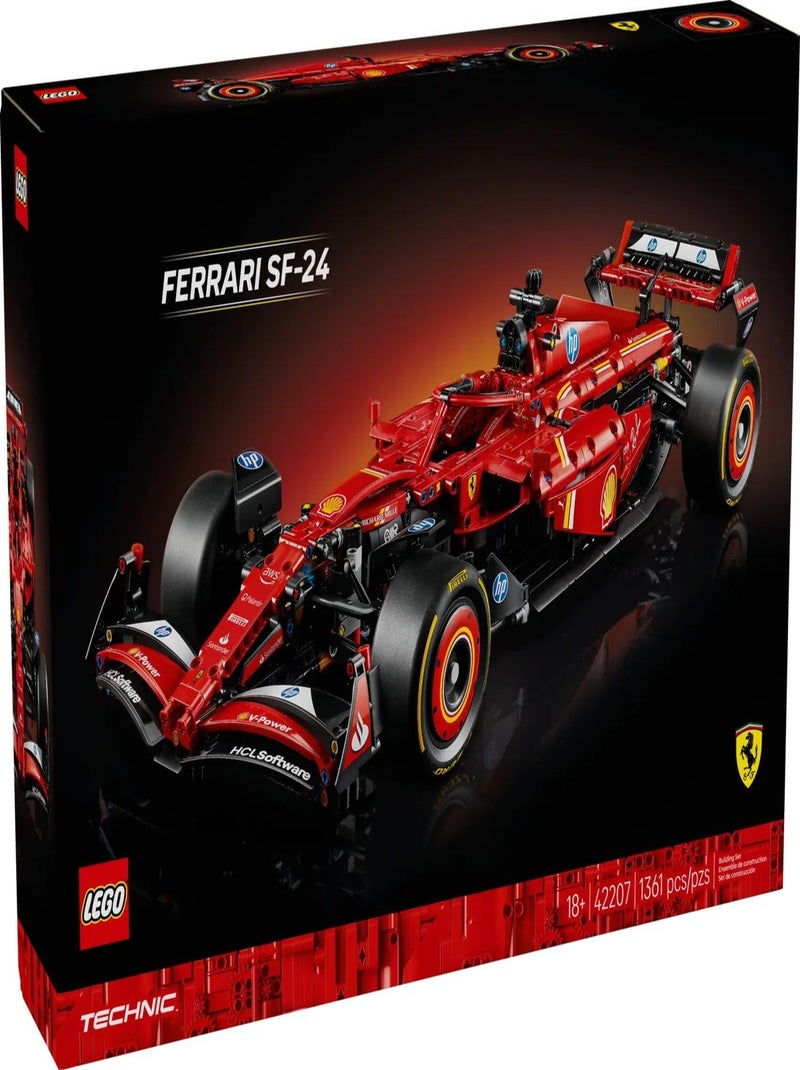 Maquette LEGO Technic F1 Ferrari SF-24 - 42207 à Construire Rouge - Kiabi