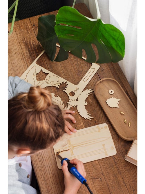Maquettes et pyrogravure Celtique - Kiabi