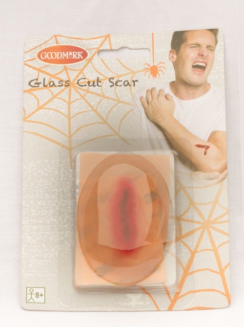 Maquillage d'Halloween fausse cicatrice autocollante - Kiabi Maquillage d'Halloween fausse cicatrice autocollante - Kiabi
