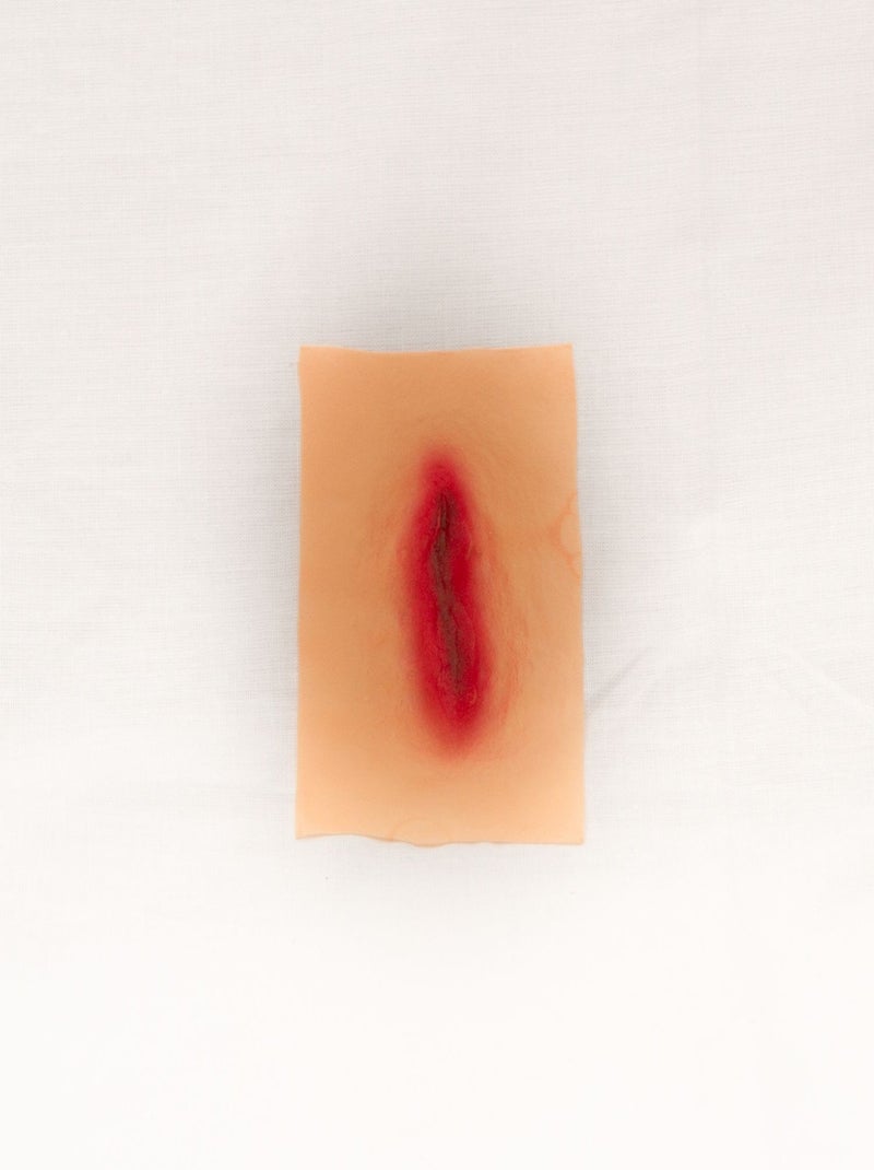 Maquillage d'Halloween fausse cicatrice autocollante Rouge - Kiabi