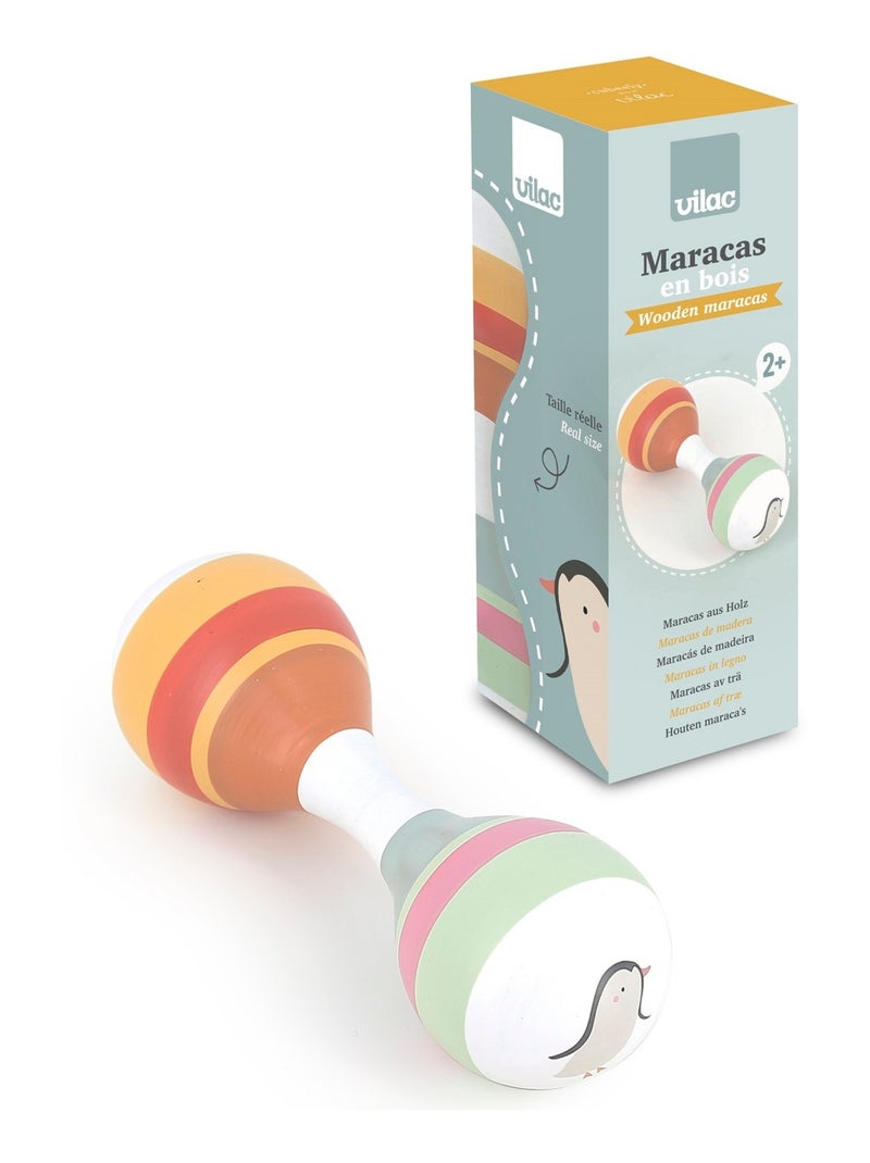 Maracas animaux du monde Sarah Betz Blanc - Kiabi