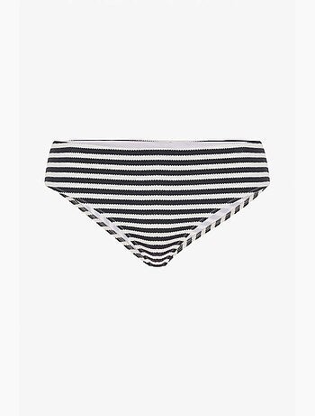 Marbel hipster bas de bikini rayé penti
