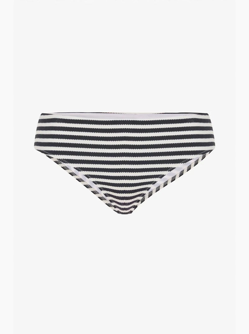Marbel hipster bas de bikini rayé penti Bleu Blanc - Kiabi
