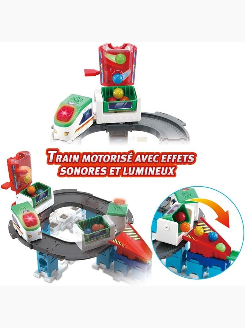 Marble Rush - Circuit à Billes électronique Super Sky - Vtech Multicolore - Kiabi