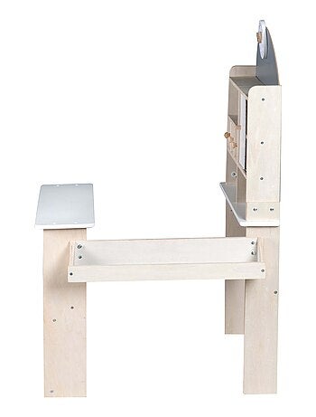 Marchande en bois 3 tiroirs étagères et comptoir ROBA