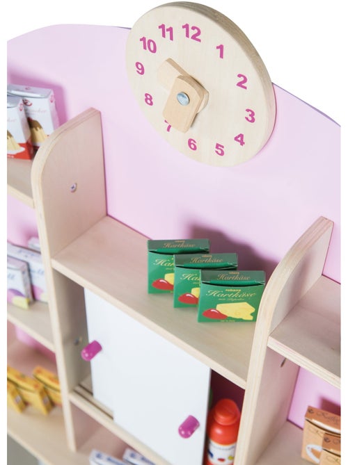 Marchande en bois + caisse enregistreuse et accessoires ROBA - Kiabi