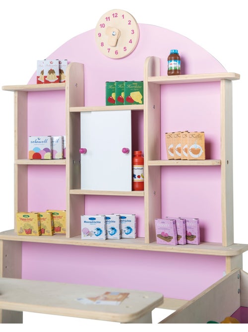 Marchande en bois + caisse enregistreuse et accessoires ROBA - Kiabi