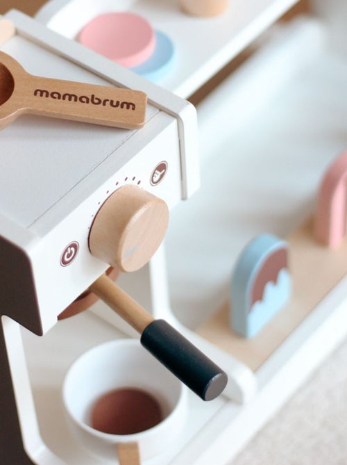 Marchande Enfant en Bois , Machines à Glace & à Café avec Accessoires - Kiabi