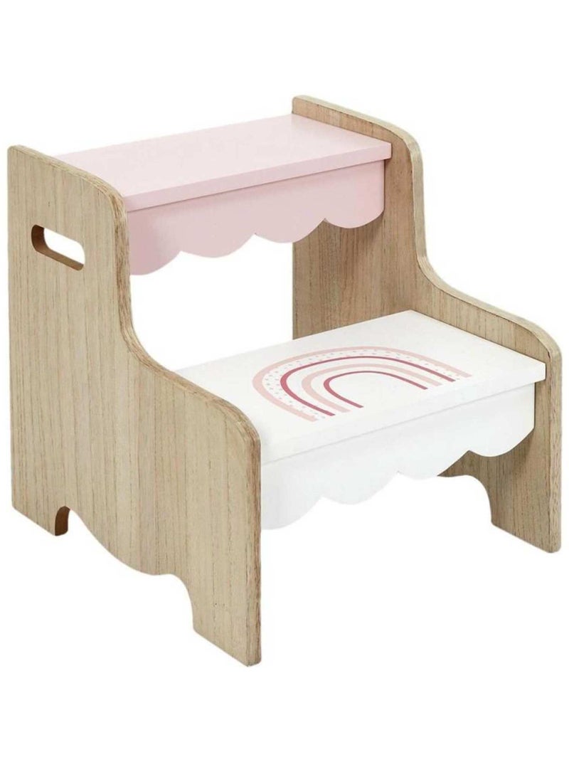 Marche pied enfant arc en ciel Rose - Kiabi