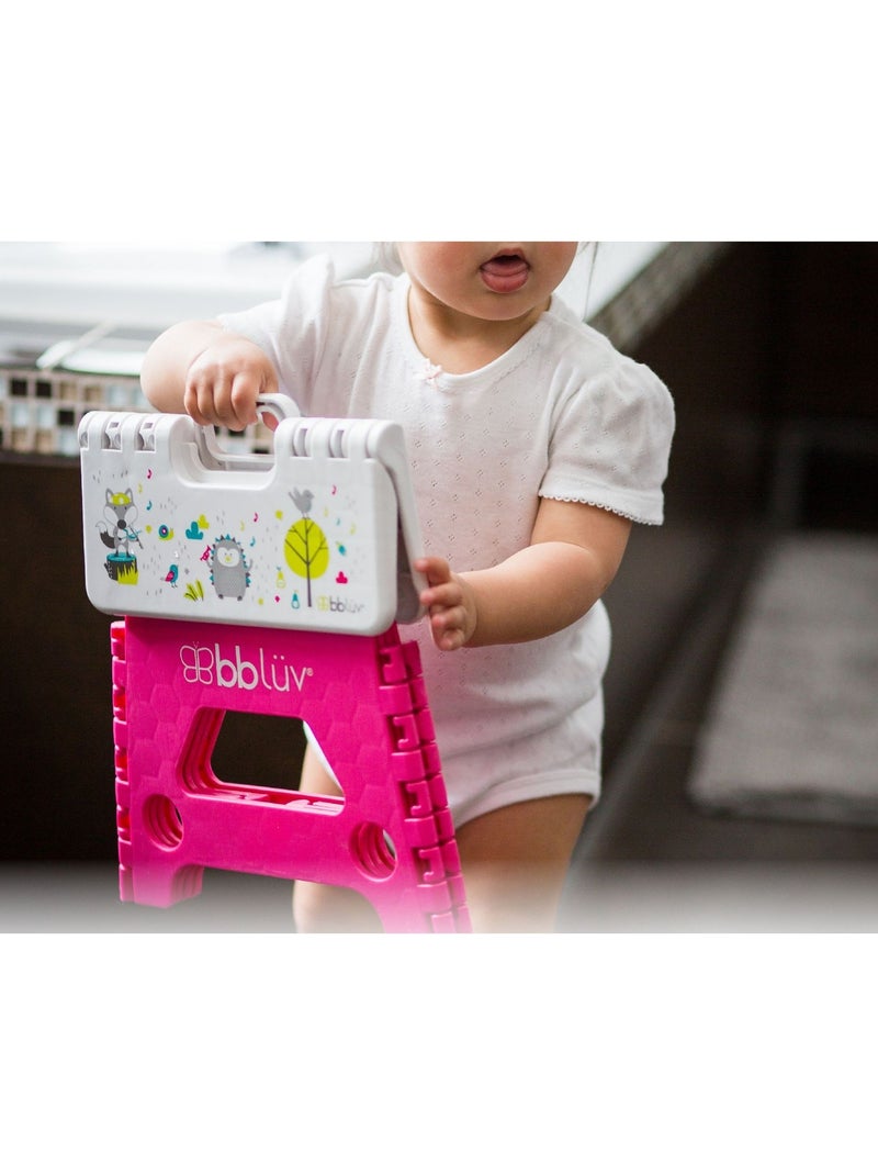 Marche-pied pliable Rose - Kiabi